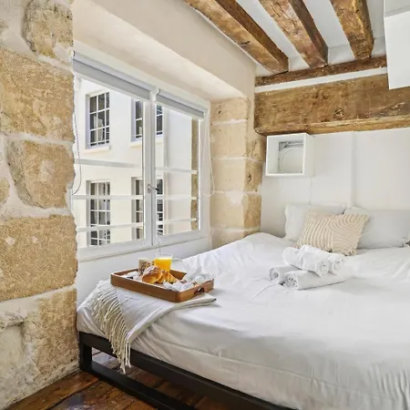 Apartment Bnbnook - Prime 1br: Explore Louvre & Notre-dame *